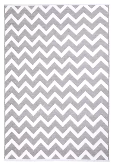 MORETTİ SİDE ÇİFT TARAFLI HALI 10886-D GRİ-BEYAZ