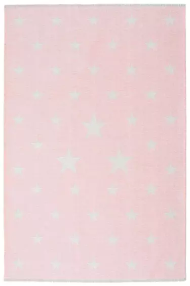 MORETTİ SİDE ÇİFT TARAFLI HALI 10918-B PEMBE-BEYAZ