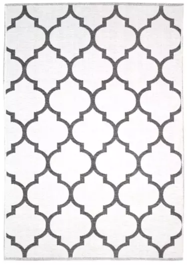 MORETTİ SİDE ÇİFT TARAFLI HALI 11000-D GRİ-BEYAZ