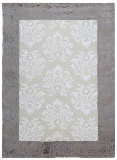 AVANGARDE  EL DOKUMA HALI BEYAZ-KAHVE 