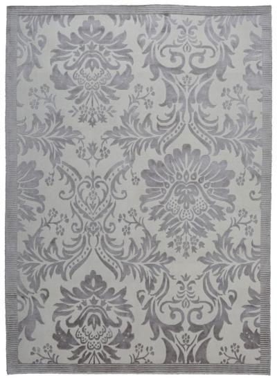 AVANGARDE EL DOKUMA HALI BEYAZ-GÜMÜŞ