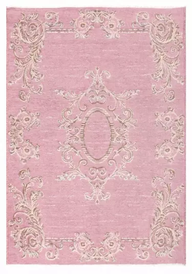MORETTİ SİDE ÇİFT TARAFLI HALI 023-E KREM-PEMBE