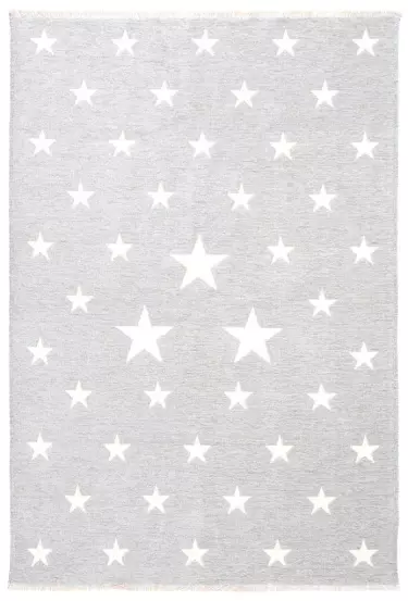 MORETTİ SİDE ÇİFT TARAFLI HALI 10918-A GRİ-BEYAZ