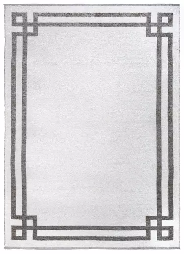 MORETTİ DUO ÇİFT TARAFLI HALI 11730-A GRİ-BEYAZ