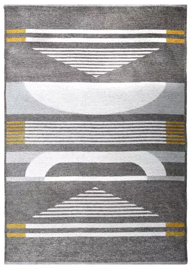 MORETTİ DUO ÇİFT TARAFLI HALI 11732-F SARI-GRİ