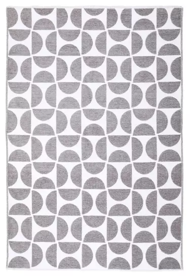 MORETTİ SİDE ÇİFT TARAFLI HALI 11030-D GRİ-BEYAZ